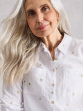 White Stuff - Sophie Collared Organic Cotton Shirt – Ivory