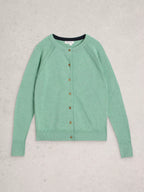 Lulu Crew Neck Cardigan | 100% Organic Cotton | White Stuff