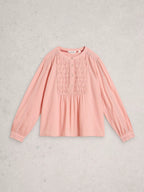White Stuff Rachel Smock Top | 100% Organic Cotton Blouse