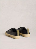 White Stuff Pippa Leather Trainers Black | Flemings Department Store
