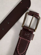 White Stuff Everyday Belt Dark Brown | Leather Belt