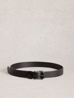 White Stuff Everyday Belt Pure Black | Leather Belt