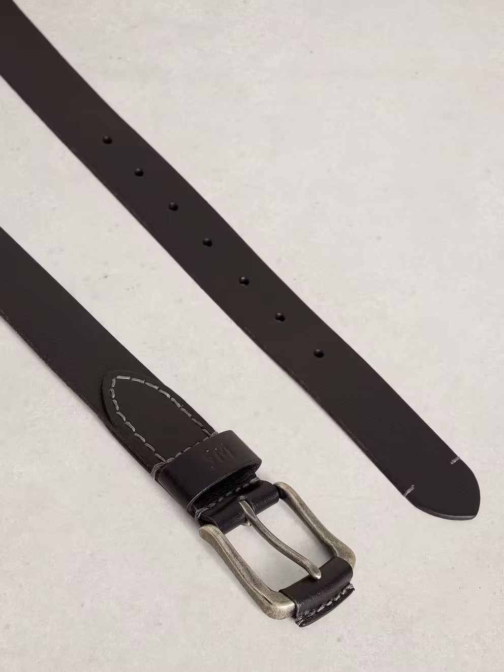 White Stuff Everyday Belt Pure Black | Leather Belt