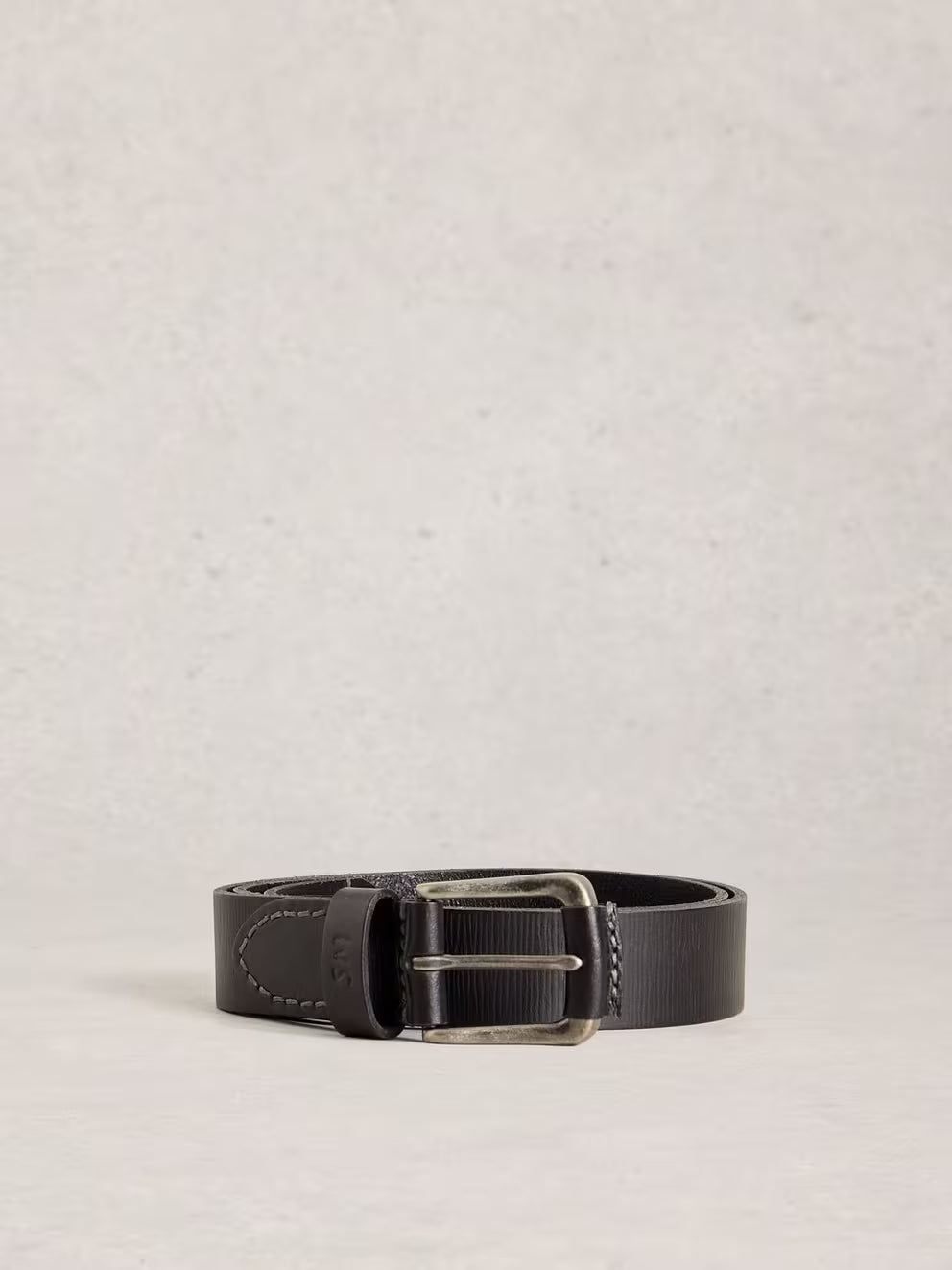 White Stuff Everyday Belt Pure Black | Leather Belt
