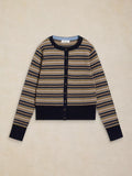 Lois Fairisle Cardi – Navy Multi