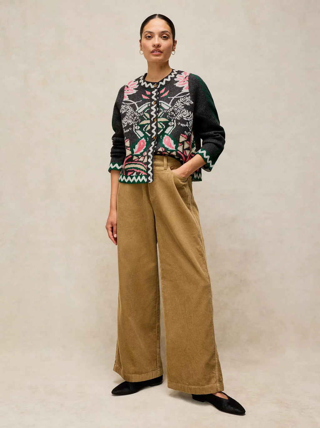 Nomad Knit Jacket – Grey Multi