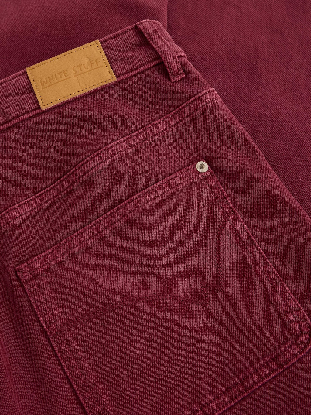 Tia Wide Leg Crop Jean – Dark Plum