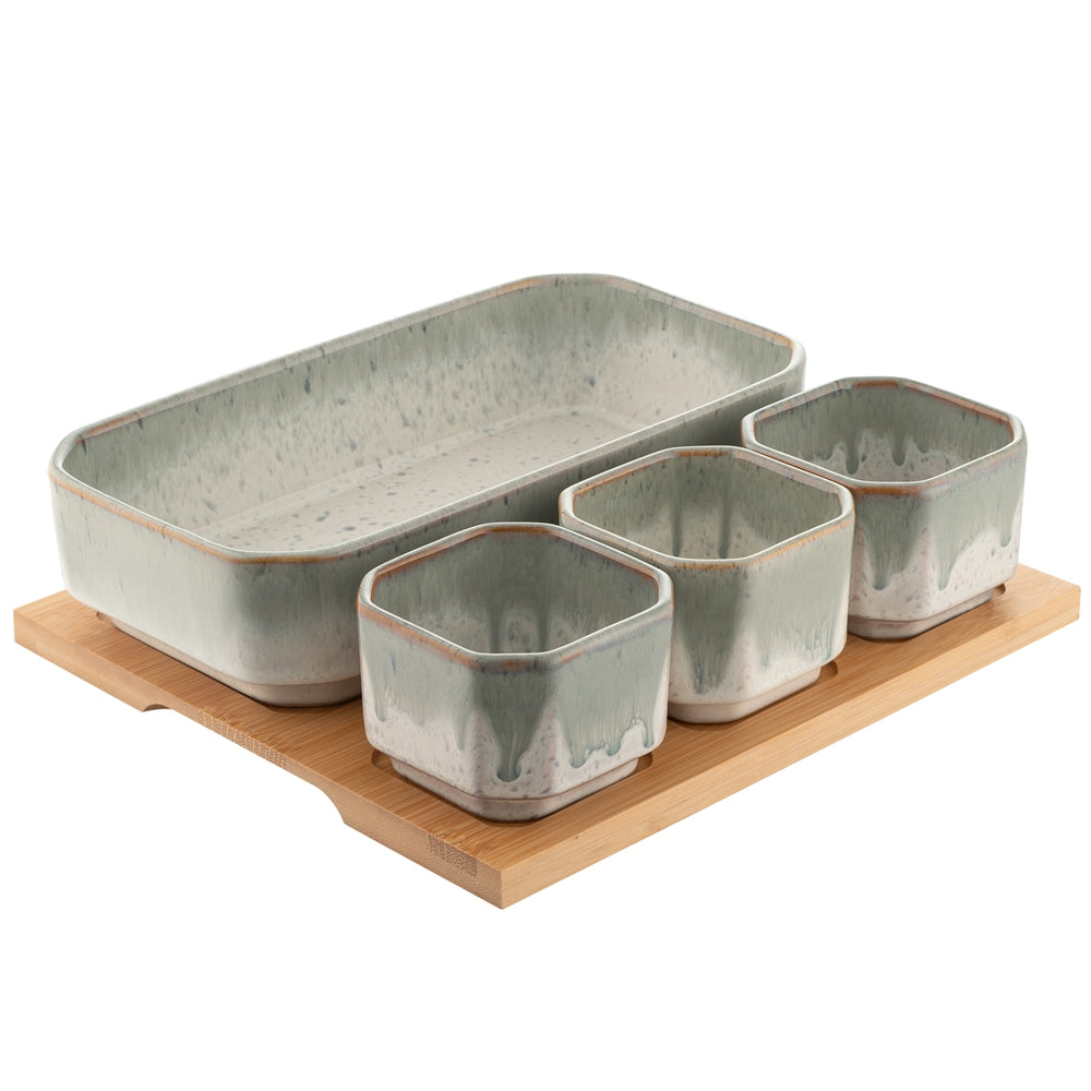 Belleek Living Tivoli Serving Set Bamboo Board product view