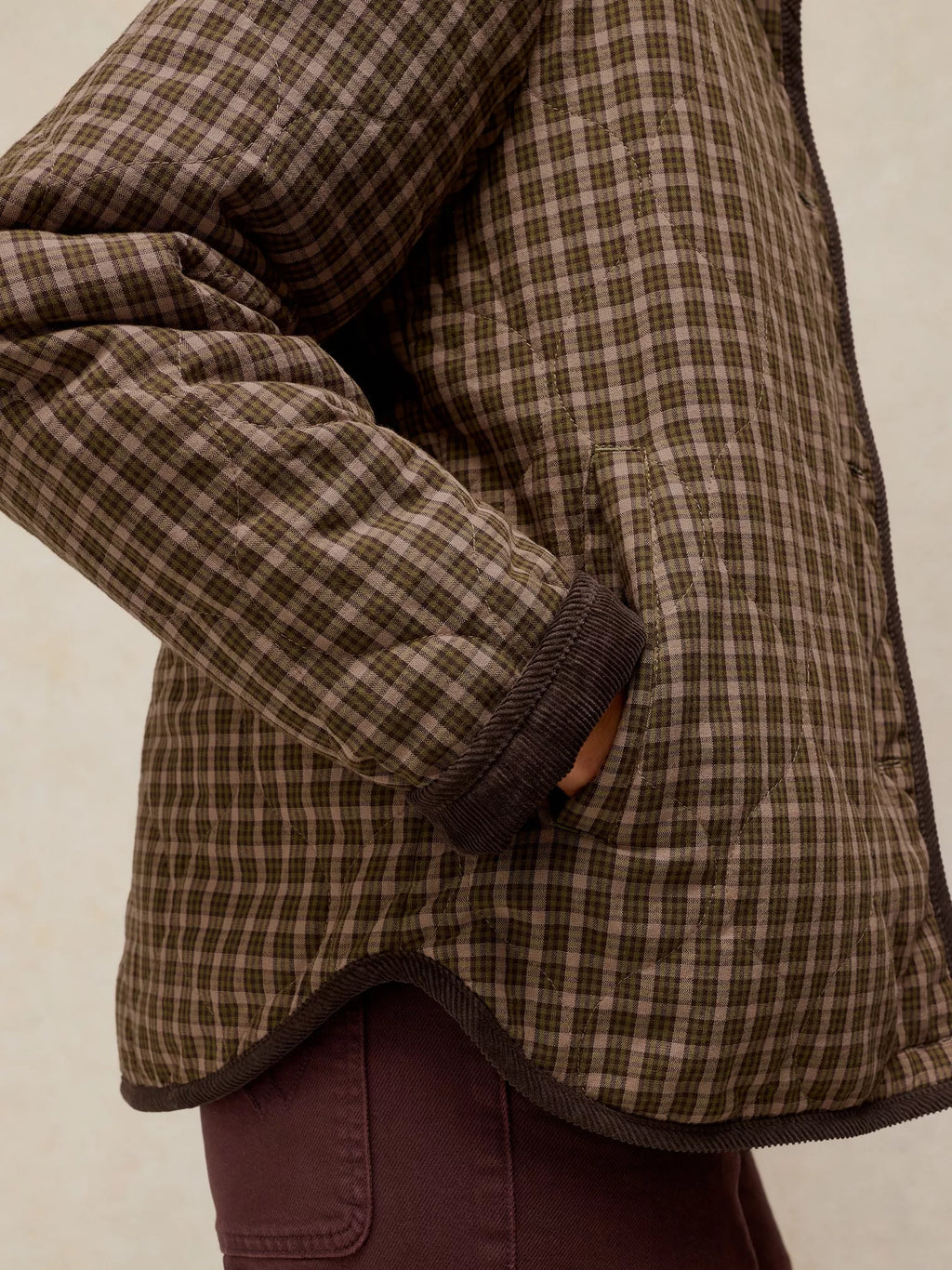 Arden Reversible Jacket – Brown Multi