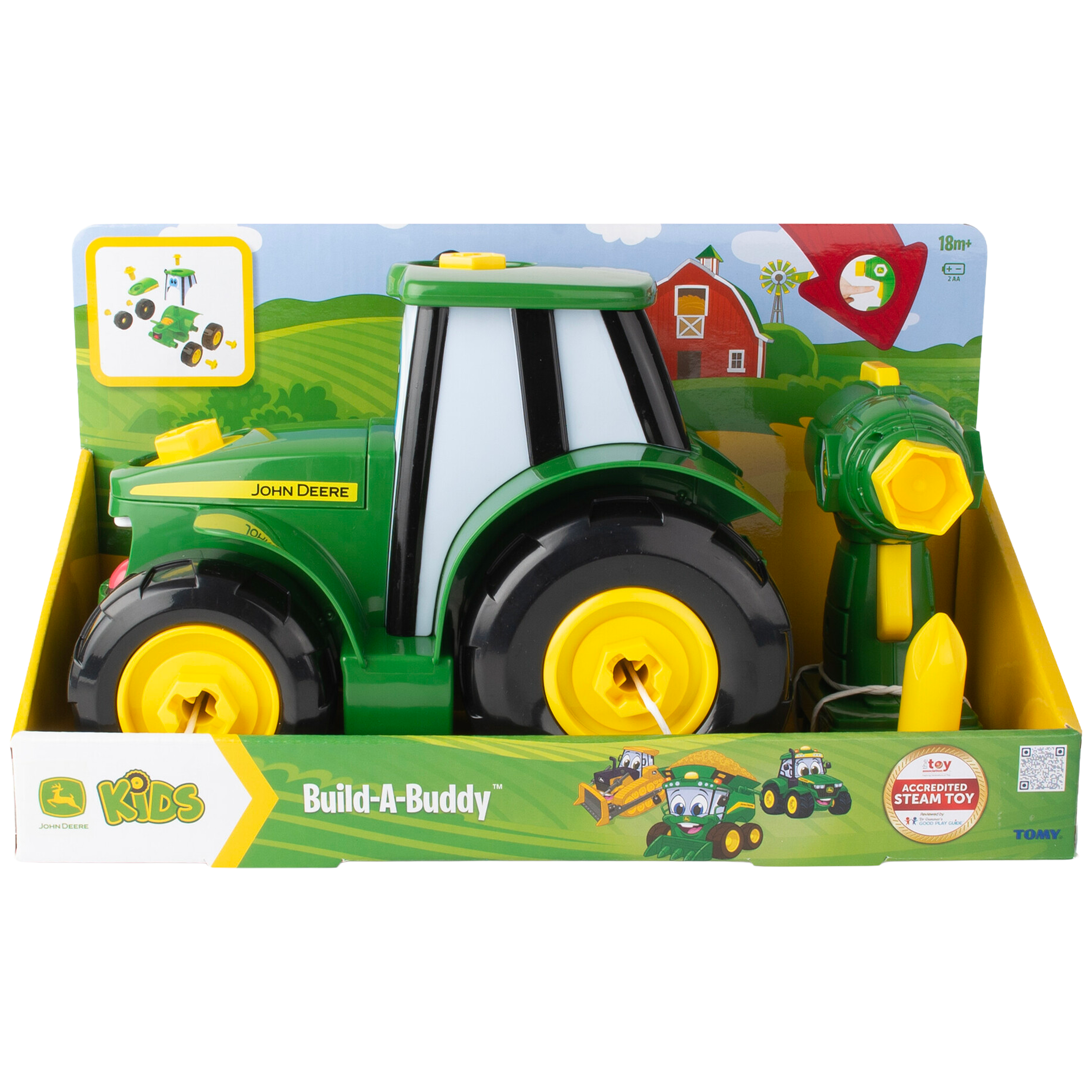 John Deere Build-A-Johnny Tractor by Tomy