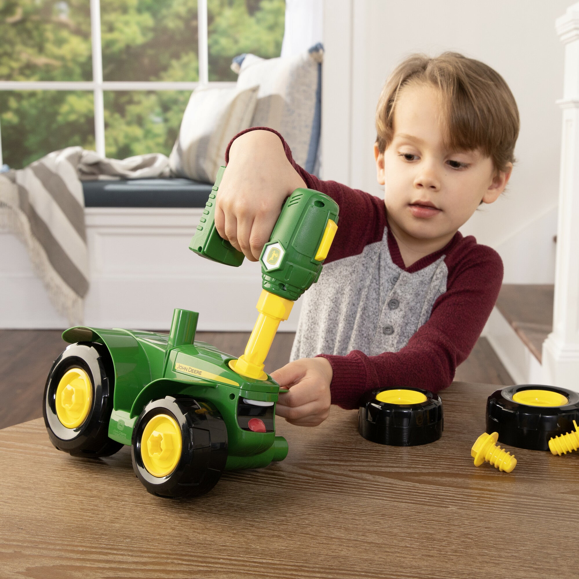 John Deere Build-A-Johnny Tractor by Tomy