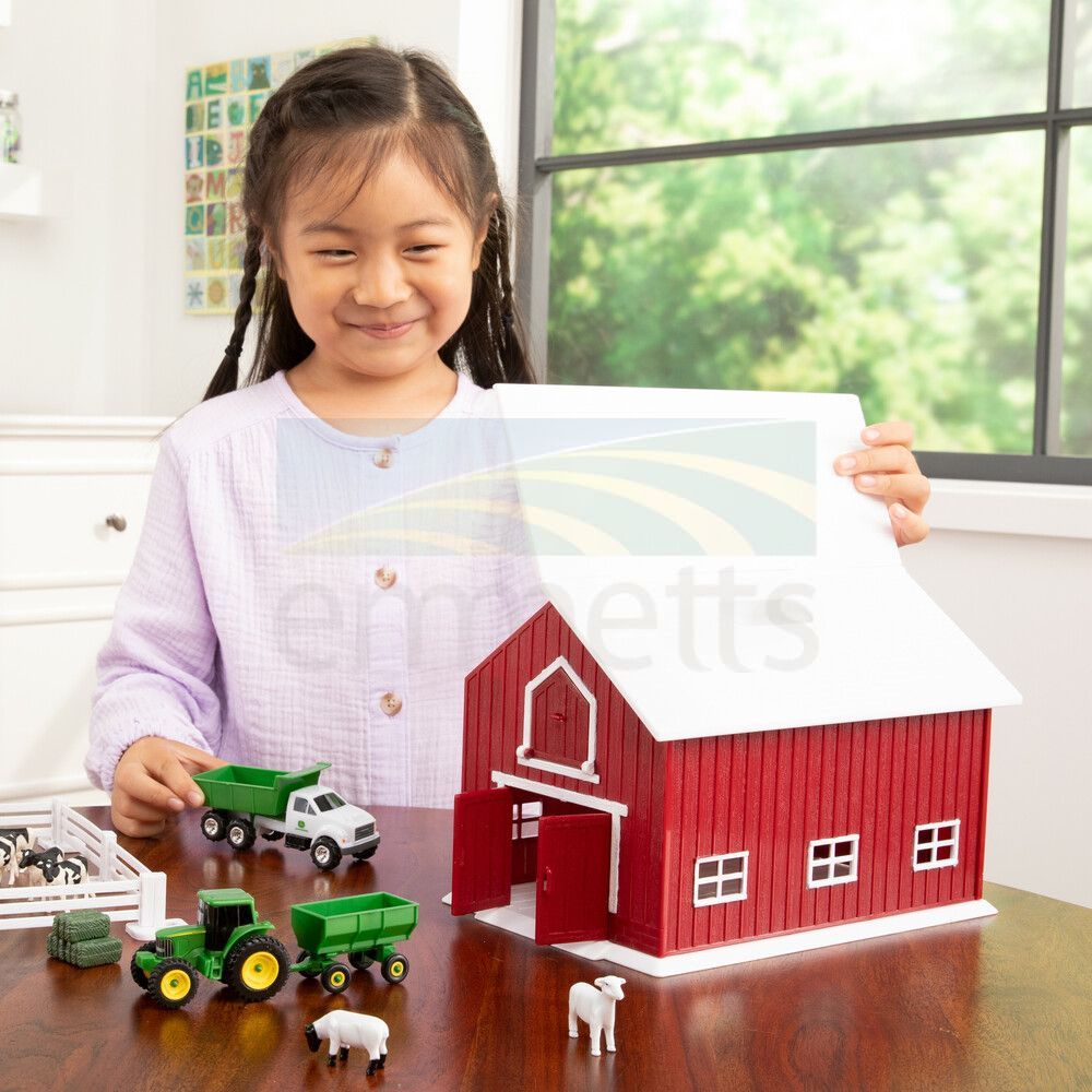 John Deere 1:64 Red Barn Farm Playset (24 Pieces) – view 13