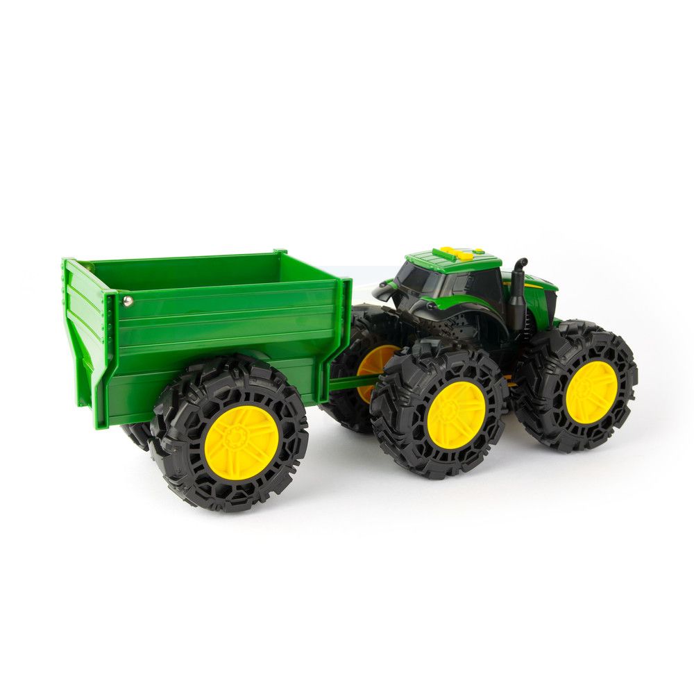 John Deere Monster Treads Tractor with Wagon – Lights & Sounds – view 4
