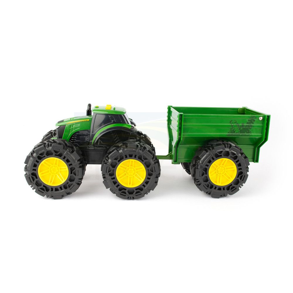 John Deere Monster Treads Tractor with Wagon – Lights & Sounds – view 3