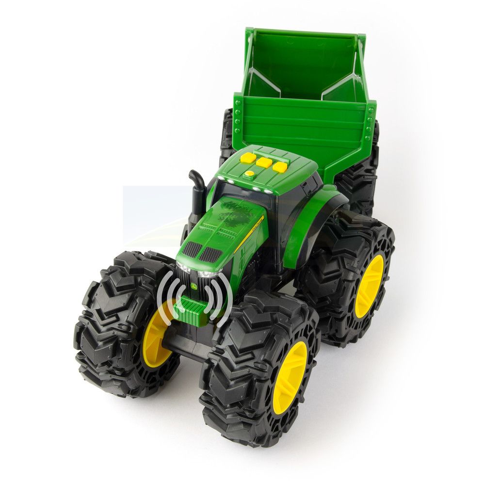 John Deere Monster Treads Tractor with Wagon – Lights & Sounds – view 5