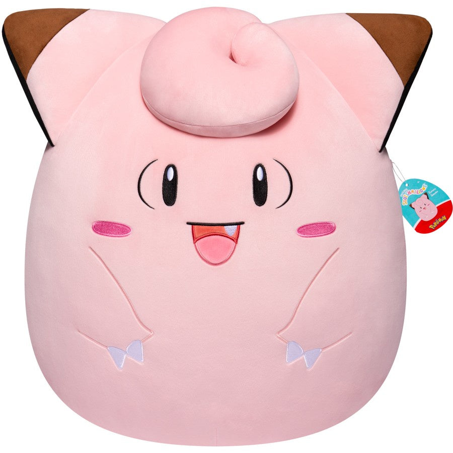 POKEMON SQUISHMALLOW 10" SOFT TOY CLEFAIRY - Flemings Department Store