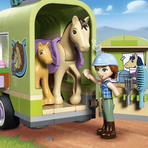 LEGO Horse & Baby Foal Trailer 42695