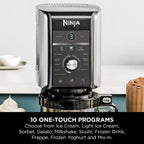 Ninja CREAMi Deluxe – 10-in-1 Ice Cream & Frozen Drink Maker (NC501UK)