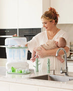 Momcozy Fast Bottle Sterilizer and Dryer – 3 Layer Bottle Steriliser