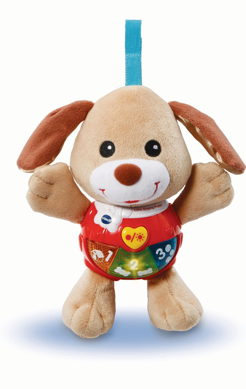 VTech Little Singing Puppy – Interactive Baby Toy (Pink / Beige)