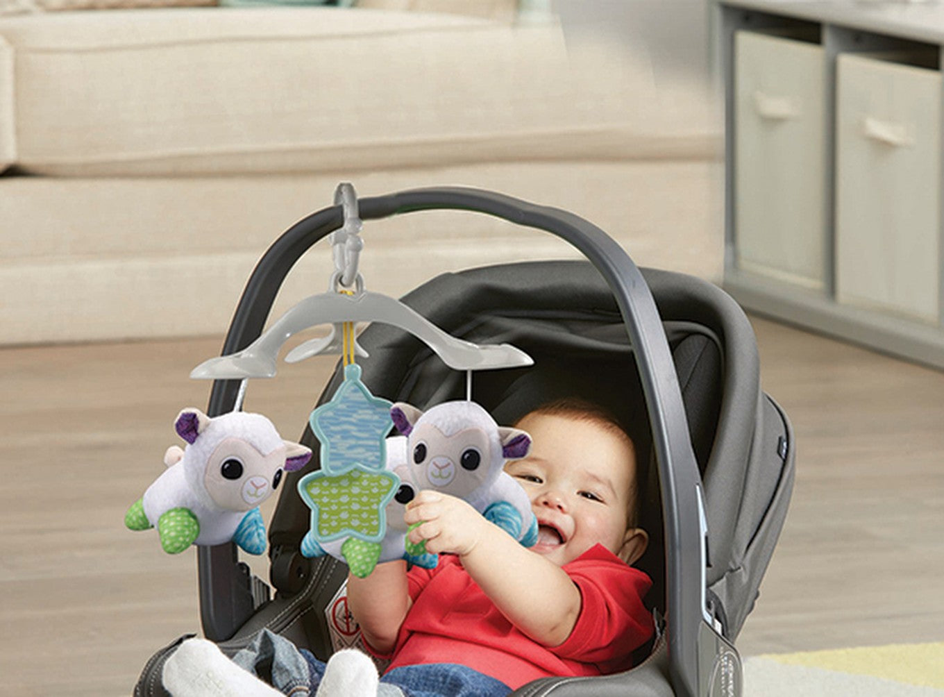 VTech Lullaby Lambs Mobile | Cot Mobile with Projector & Remote