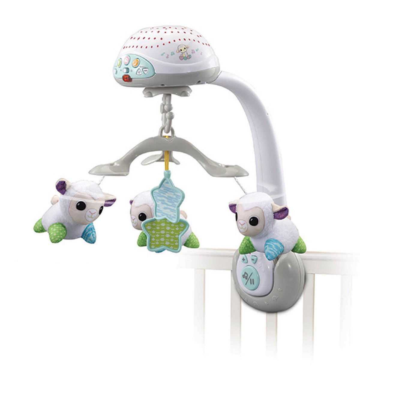 VTech Lullaby Lambs Mobile | Cot Mobile with Projector & Remote