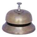 MEDIUM A/Q BRASS DESK BELL 12x12x9cm - Flemings Department Store