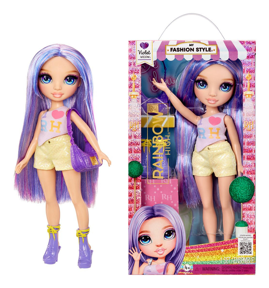Rainbow High Violet Fashion Doll – My Fashion Style Purple