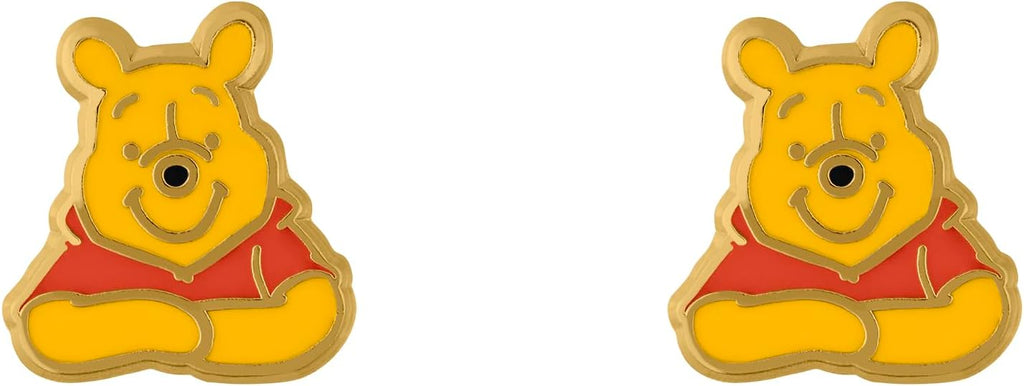 Winnie The Pooh Earrings and Trinket Tray Jewelry Dish Gift - Flemings Department Store
