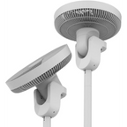 Two Cecotec EnergySilence 2600 Sunflower Fan in White shown against a plain white background, one angled to the left and one facing forward at an angle.