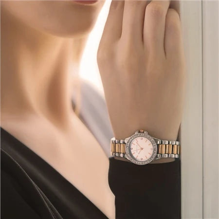 Newbridge Silverware Rose Gold & Silver Watch | Flemings Monaghan