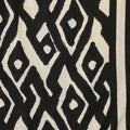 Amber Ecru and Black Mix Abstract Geo Print Scarf