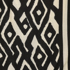 Amber Ecru and Black Mix Abstract Geo Print Scarf
