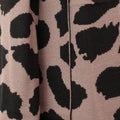 Carly Taupe and Black Abstract Animal Print Scarf