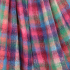 Molly Blue, Green and Pink Mix Cosy Small Check Scarf