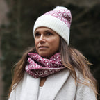 Astrid Berry and Cream Scandi Star Snood