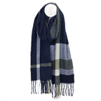 Ralph Khaki and Navy Classic Check Scarf