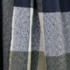Ralph Khaki and Navy Classic Check Scarf