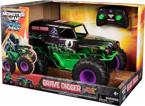 Monster Jam Grave Digger RC Truck – 1:15 Scale Remote Control Monster Truck