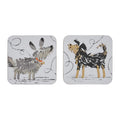 Ulster Weavers Dog Days Coasters - 4 Pack One Size in Grey - Flemings Department Store