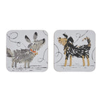 Ulster Weavers Dog Days Coasters - 4 Pack One Size in Grey - Flemings Department Store