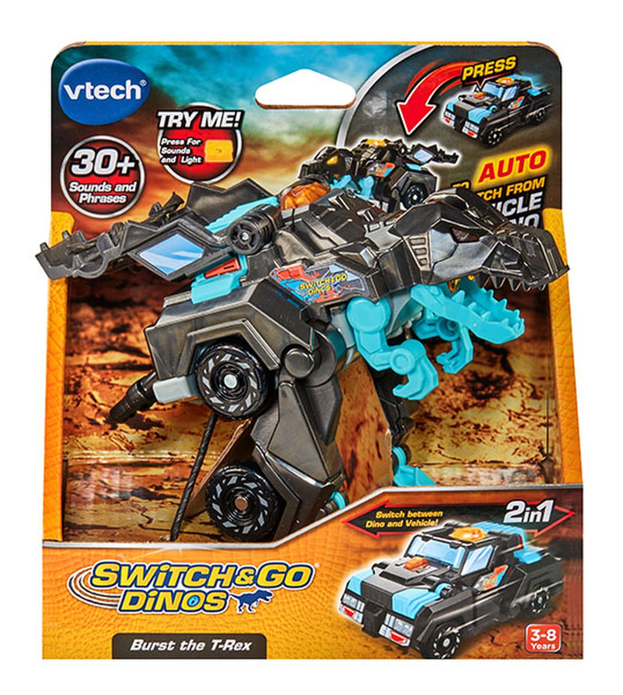 Switch & Go Dinos® Burst the T-Rex