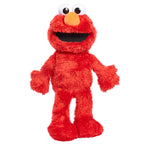 Sesame Street Tickle Me Elmo interactive plush toy laughing