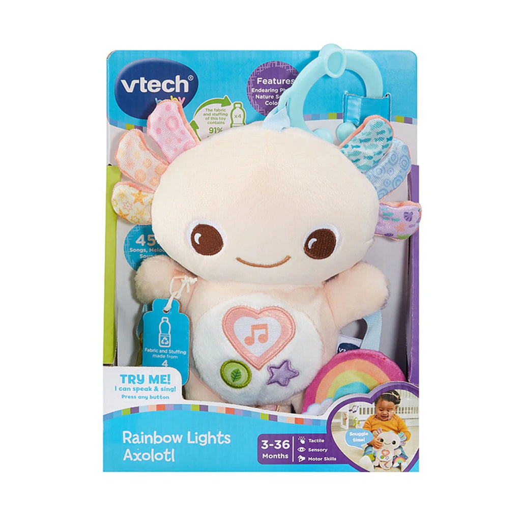 VTech Rainbow Lights Axolotl – Sensory Musical Toy