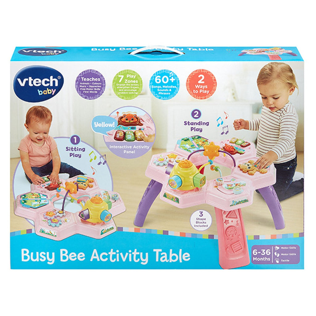 VTech Busy Bee Activity Table | Sit & Stand Baby Activity Table