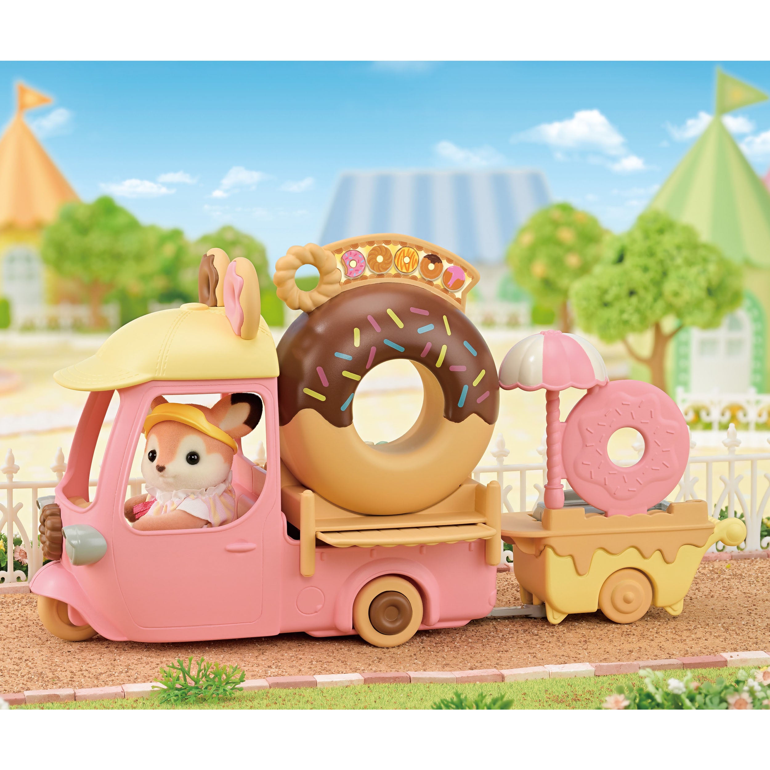 Sylvanian Families Dip Dip Donuts Wagon