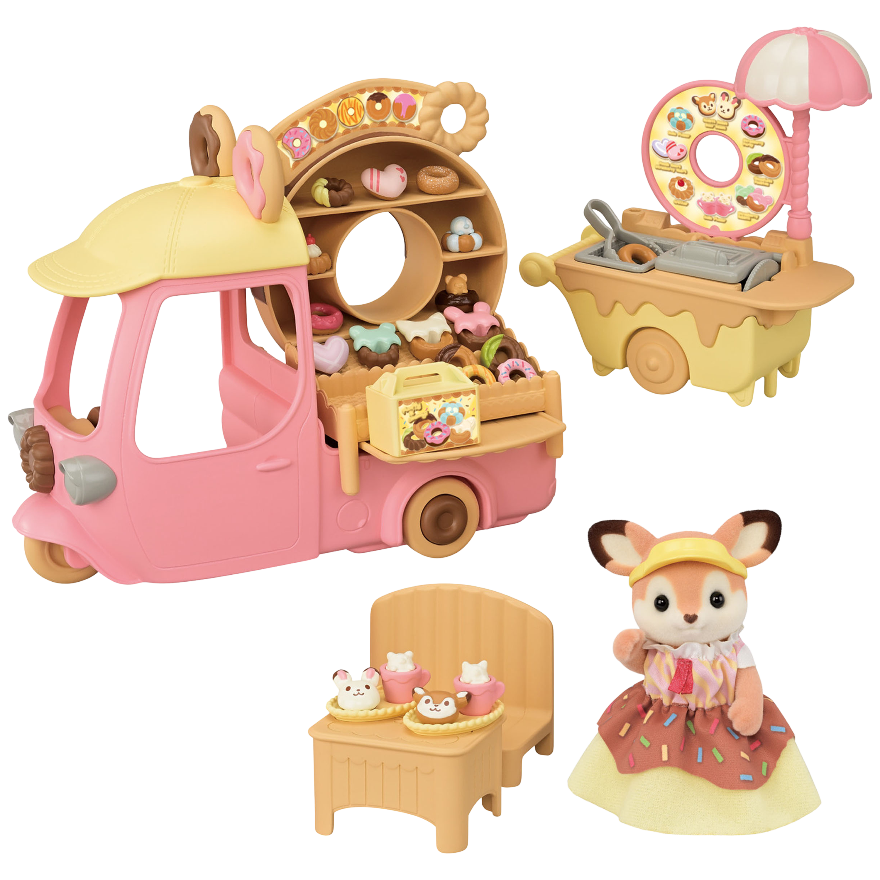 Sylvanian Families Dip Dip Donuts Wagon