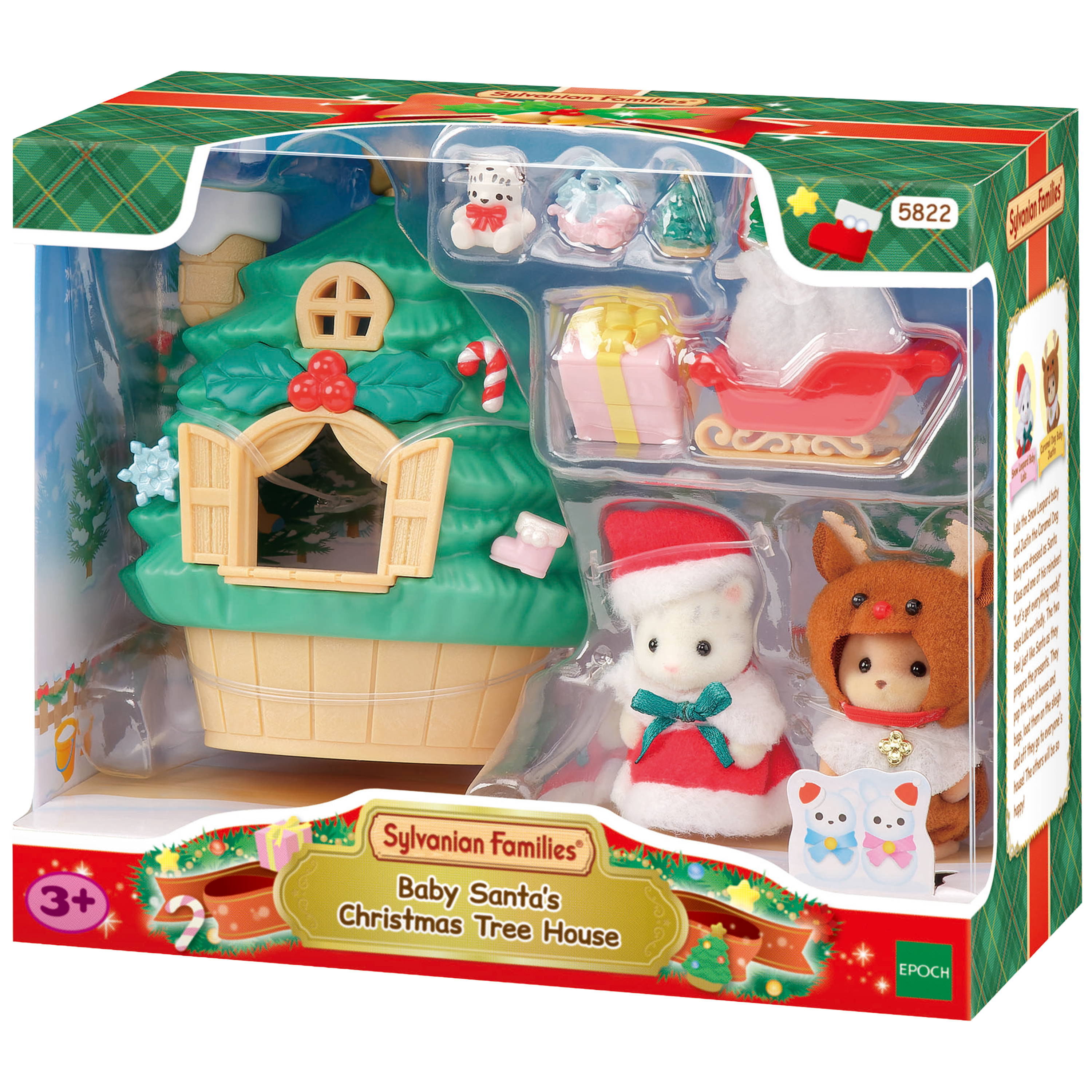 Sylvanian Families Baby Santas Christmas Tree House