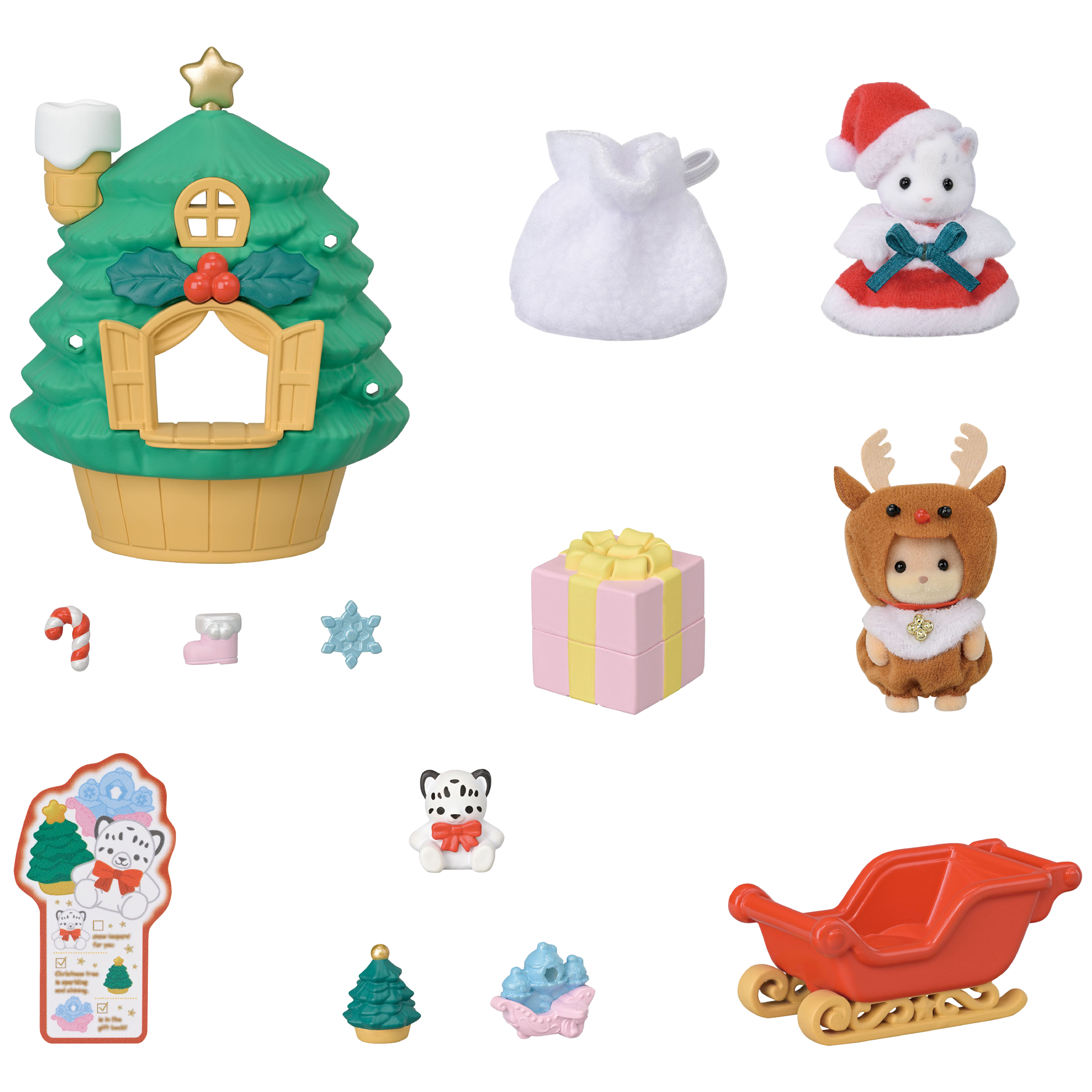Sylvanian Families Baby Santas Christmas Tree House