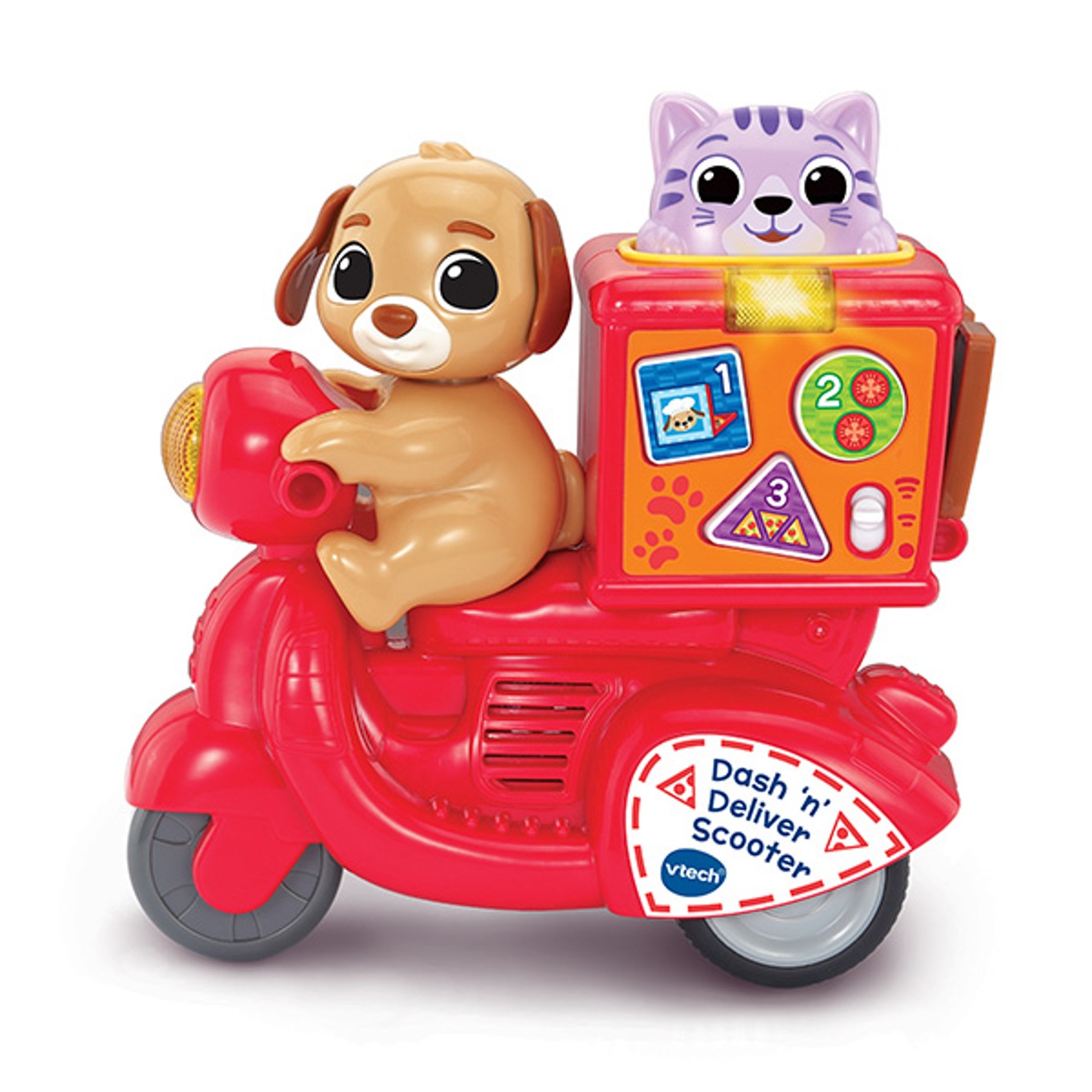 VTech Dash ’n’ Deliver Scooter | Toddler Role-Play Scooter Toy (12–36m)